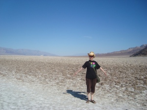 That's me!  Bad Water, Death Valley CA